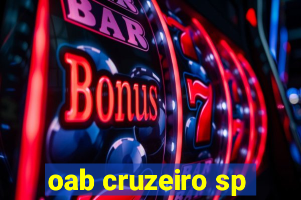 oab cruzeiro sp